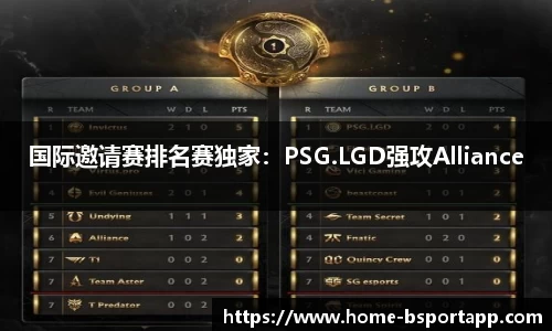 国际邀请赛排名赛独家：PSG.LGD强攻Alliance